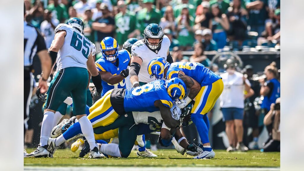 los angeles rams vs philadelphia eagles match player stats