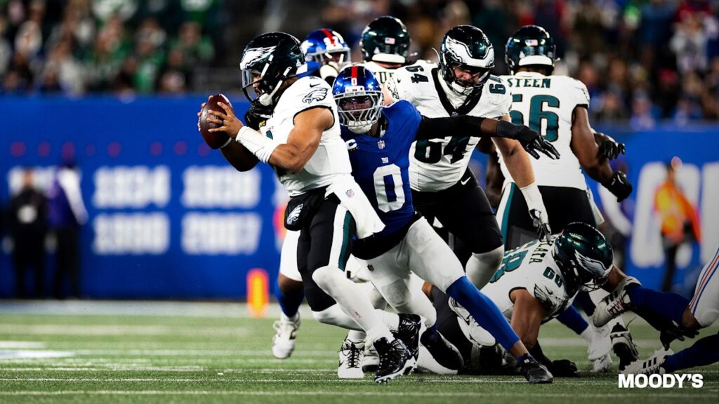 philadelphia eagles vs new york giants match player stats