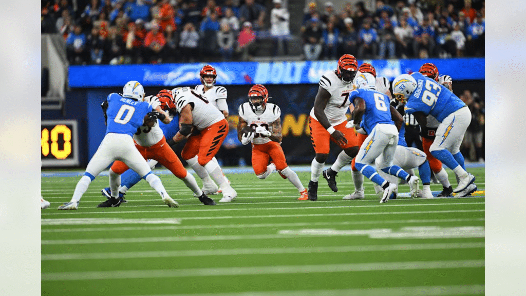 bengals vs chargers match player stats