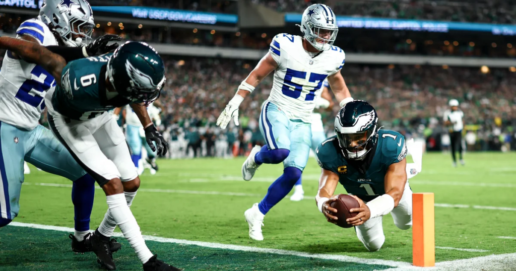 Dallas Cowboys vs Philadelphia Eagles Match Player Stats