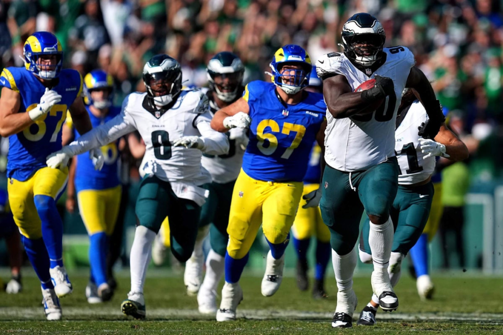 los angeles rams vs philadelphia eagles match player stats