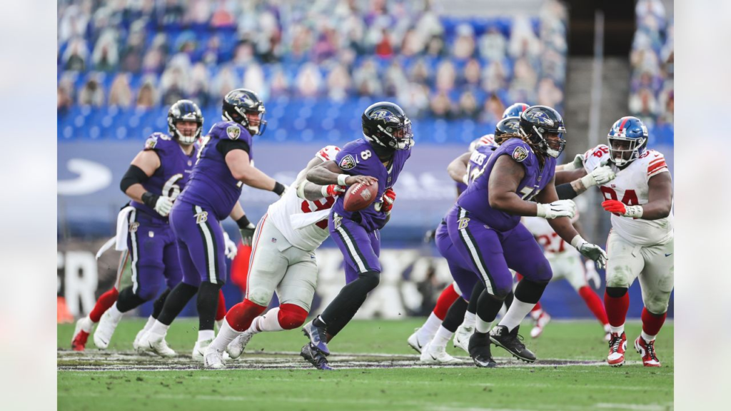 Baltimore Ravens vs New York Giants Match Player Stats