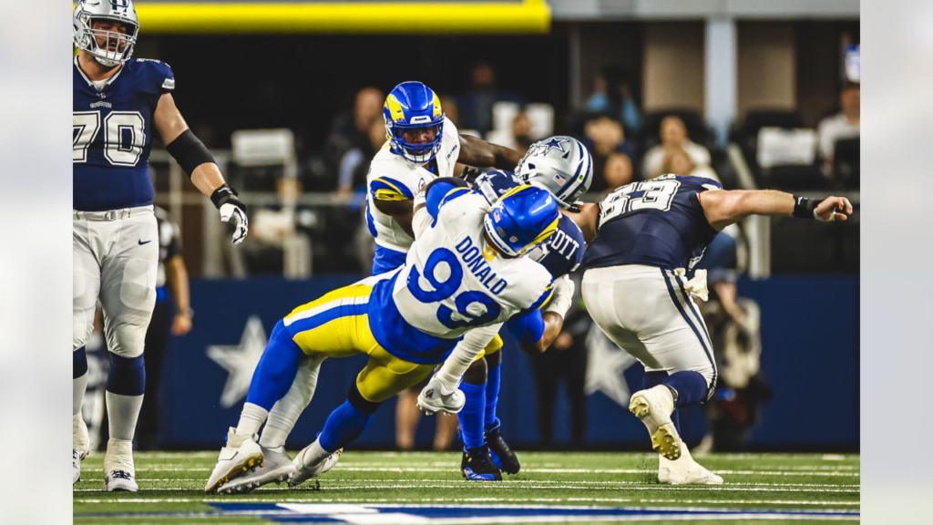 dallas cowboys vs los angeles rams match player stats