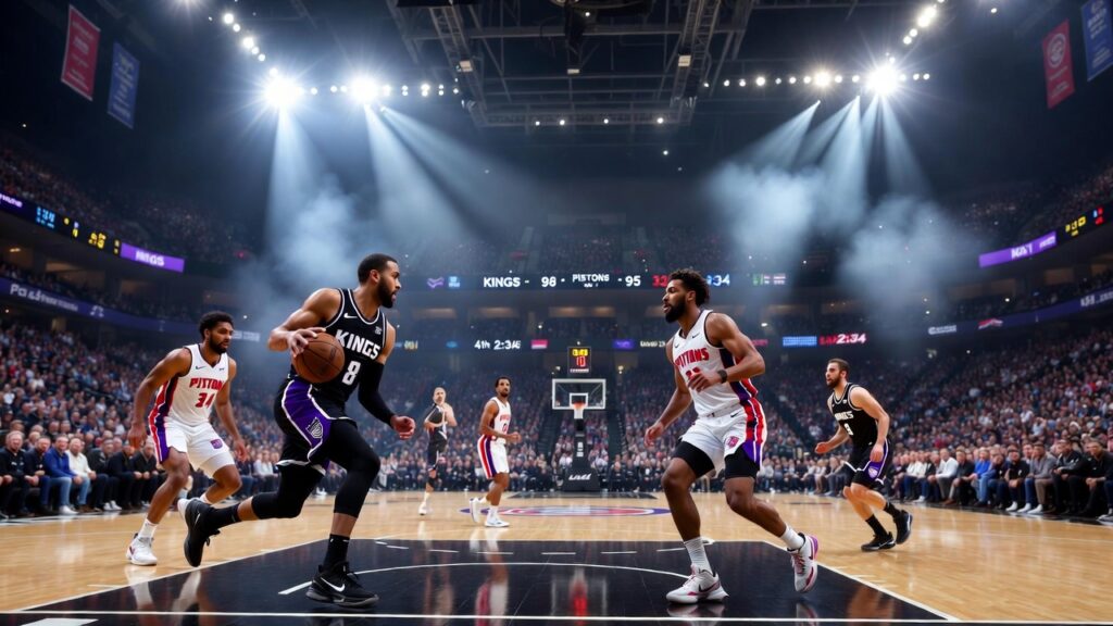 Sacramento Kings vs Detroit Pistons Match Player Stats