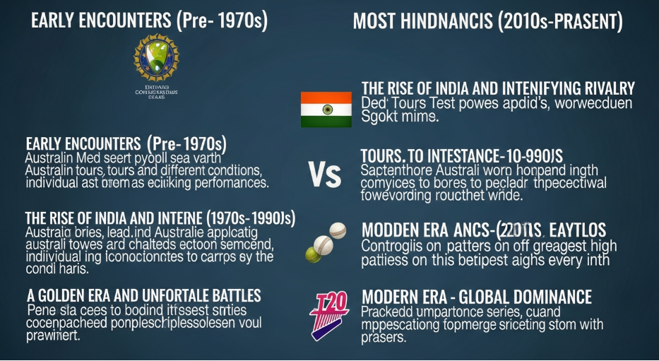 Australian Men’s Cricket Team vs India National Cricket Team Timeline: A Historic Rivalry Australian men’s cricket team vs India national cricket team timeline